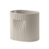 Muuto RIDGE Ceramiczna Doniczka do Kwiatów 24 cm / Beżowa